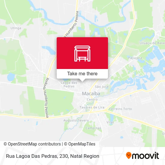 Rua Lagoa Das Pedras, 230 map