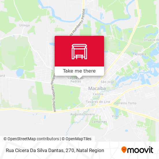 Rua Cícera Da Silva Dantas, 270 map