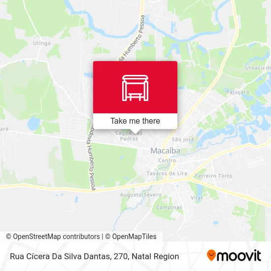 Rua Cícera Da Silva Dantas, 270 map