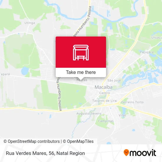 Rua Verdes Mares, 56 map