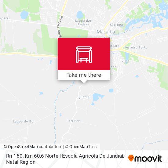 Rn-160, Km 60,6 Norte | Escola Agrícola De Jundiaí map