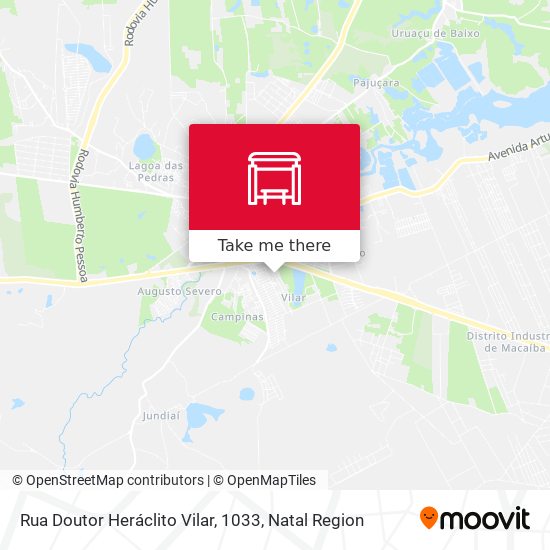 Rua Doutor Heráclito Vilar, 1033 map