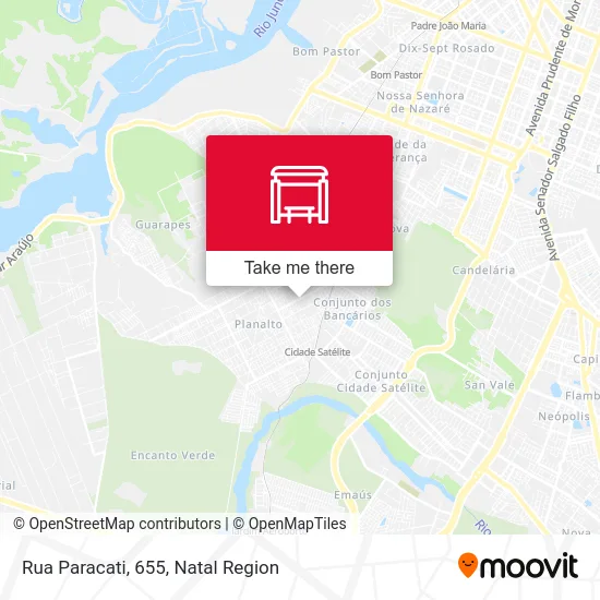 Rua Paracati, 655 map