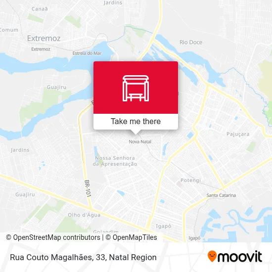 Rua Couto Magalhães, 33 map