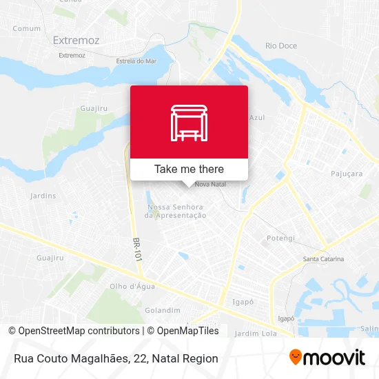 Rua Couto Magalhães, 22 map