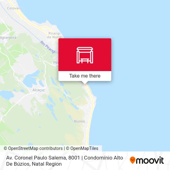 Av. Coronel Paulo Salema, 8001 | Condomínio Alto De Búzios map
