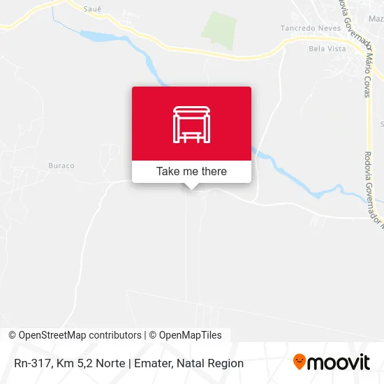 Rn-317, Km 5,2 Norte | Emater map