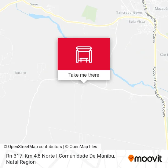 Rn-317, Km 4,8 Norte | Comunidade De Manibu map