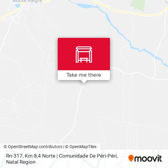 Mapa Rn-317, Km 8,4 Norte | Comunidade De Péri-Péri