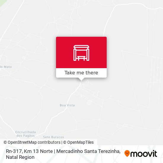 Rn-317, Km 13 Norte | Mercadinho Santa Terezinha map