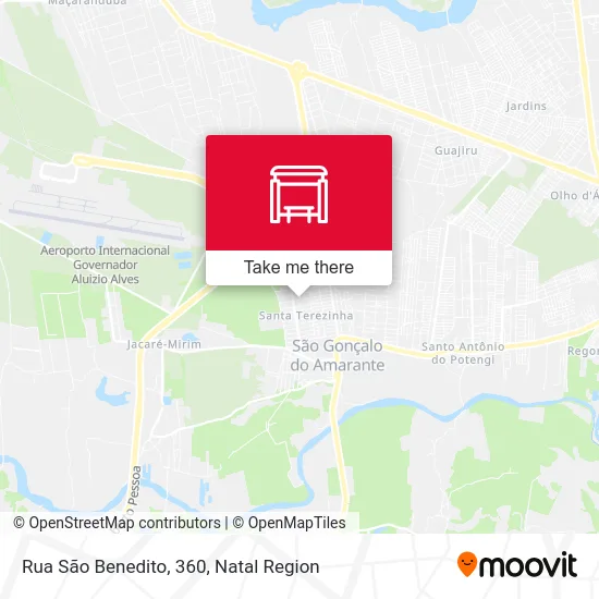 Rua São Benedito, 360 map