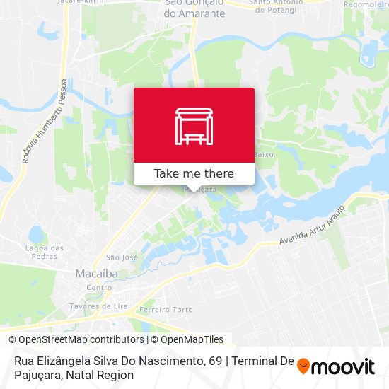 Rua Elizângela Silva Do Nascimento, 69 | Terminal De Pajuçara map