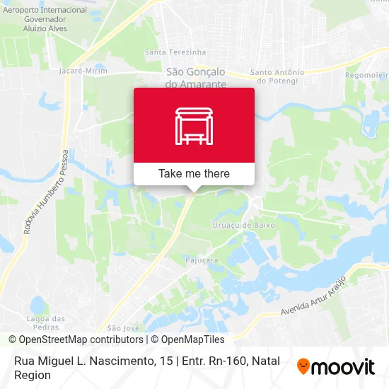 Rua Miguel L. Nascimento, 15 | Entr. Rn-160 map