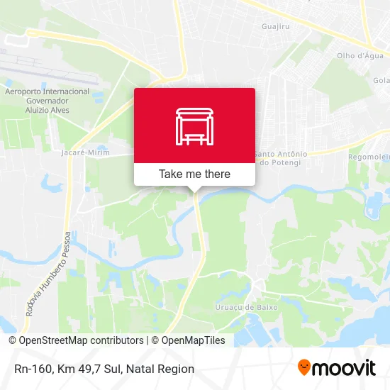 Rn-160, Km 49,7 Sul map