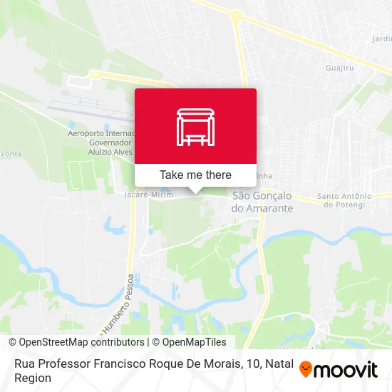 Rua Professor Francisco Roque De Morais, 10 map