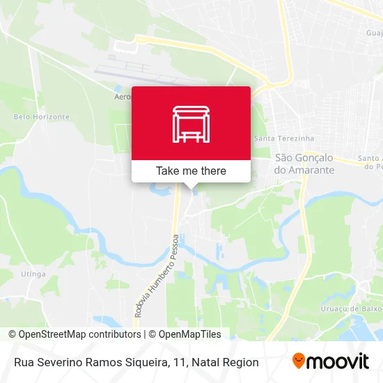 Rua Severino Ramos Siqueira, 11 map