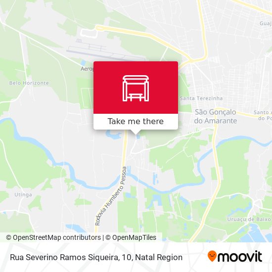 Rua Severino Ramos Siqueira, 10 map