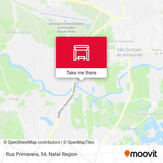 Rua Primavera, 54 map