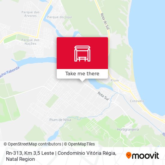 Rn-313, Km 3,5 Leste | Condomínio Vitória Régia map