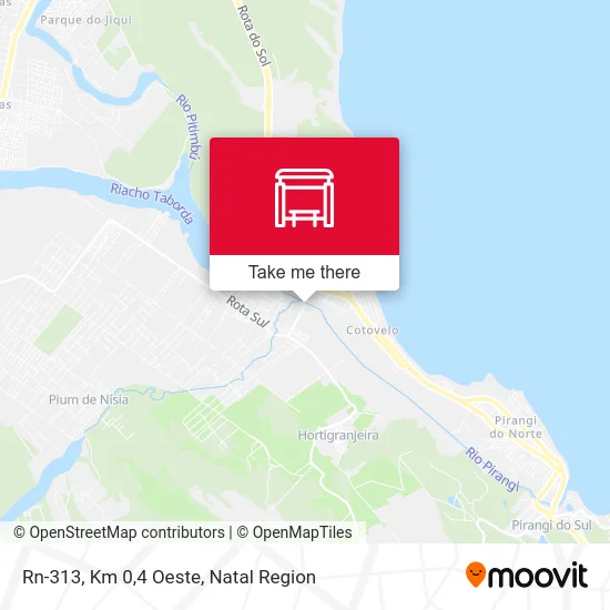 Rn-313, Km 0,4 Oeste map