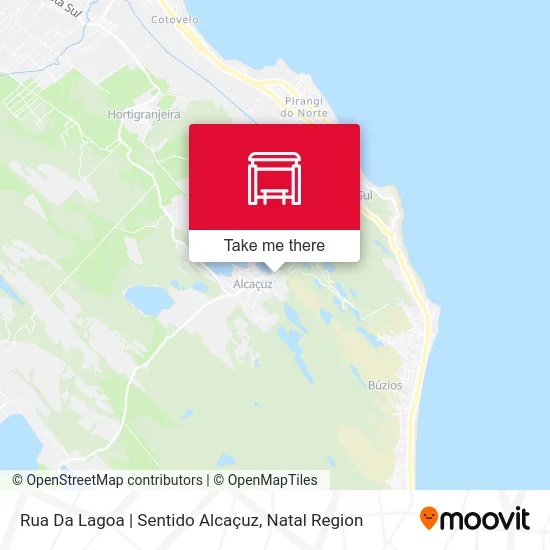 Rua Da Lagoa | Sentido Alcaçuz map