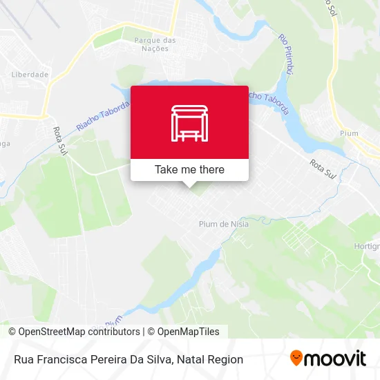Rua Francisca Pereira Da Silva map