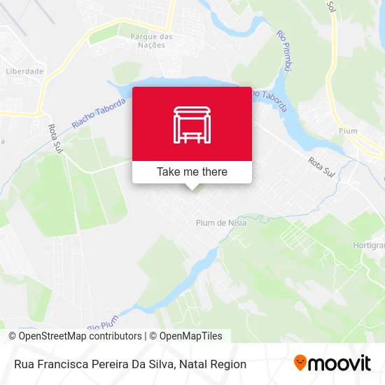 Rua Francisca Pereira Da Silva map
