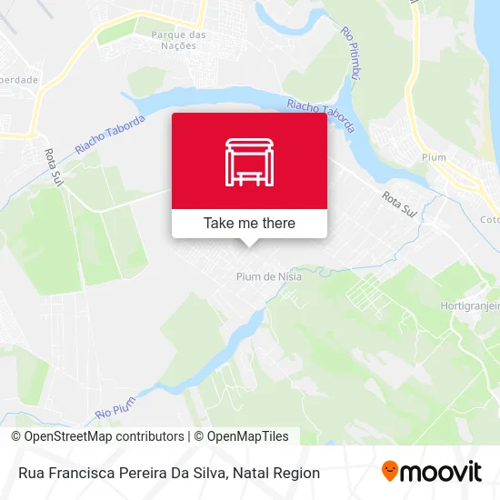 Rua Francisca Pereira Da Silva map