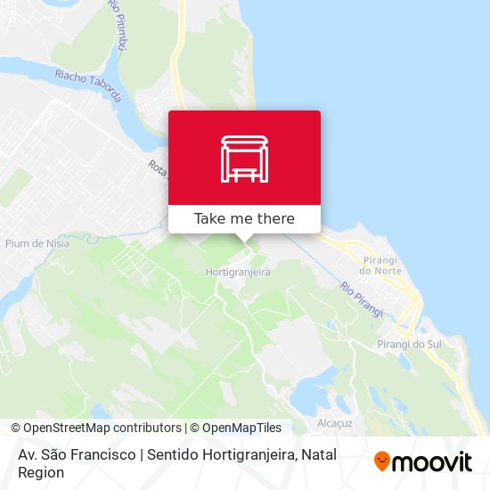 Av. São Francisco | Sentido Hortigranjeira map