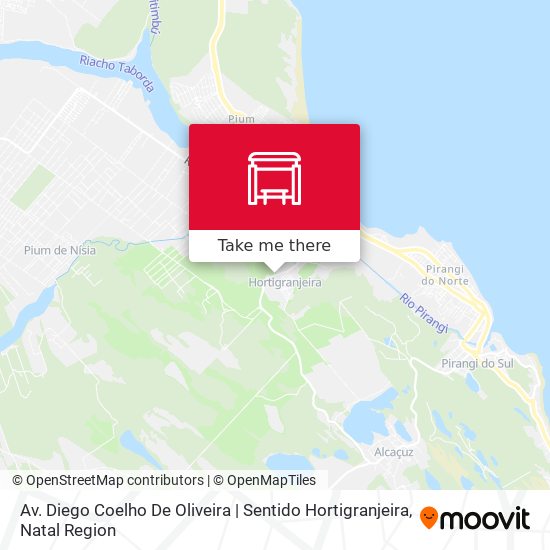 Av. Diego Coelho De Oliveira | Sentido Hortigranjeira map