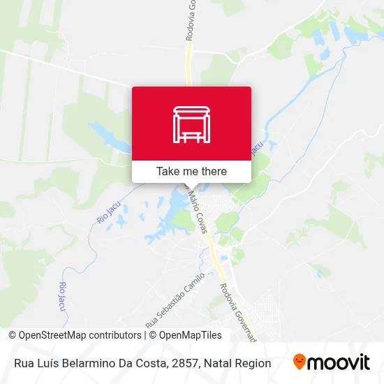 Rua Luís Belarmino Da Costa, 2857 map