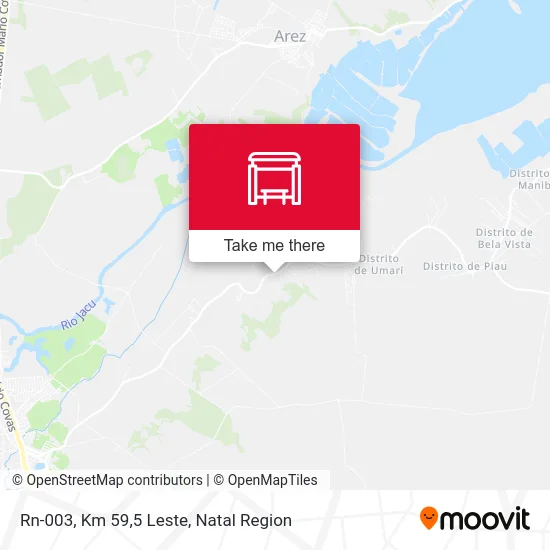 Rn-003, Km 59,5 Leste map