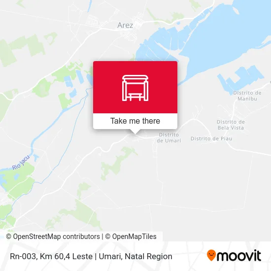 Rn-003, Km 60,4 Leste | Umari map