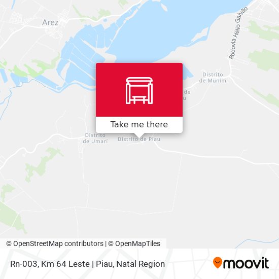 Rn-003, Km 64 Leste | Piau map