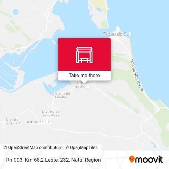 Rn-003, Km 68,2 Leste, 232 map