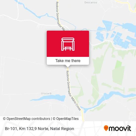 Br-101, Km 132,9 Norte map
