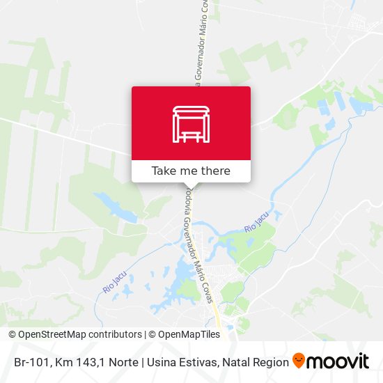 Mapa Br-101, Km 143,1 Norte | Usina Estivas