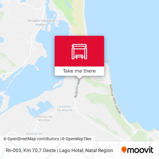 Rn-003, Km 70,7 Oeste | Lago Hotel map