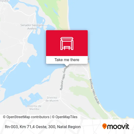 Rn-003, Km 71,4 Oeste, 300 map