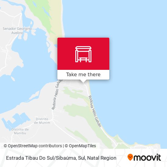Estrada Tibau Do Sul / Sibaúma, Sul map