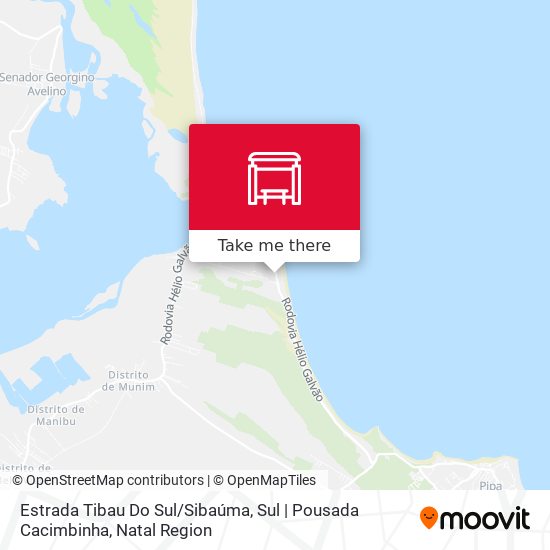 Estrada Tibau Do Sul / Sibaúma, Sul | Pousada Cacimbinha map