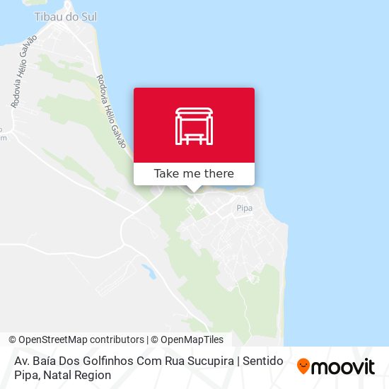 Av. Baía Dos Golfinhos Com Rua Sucupira | Sentido Pipa map