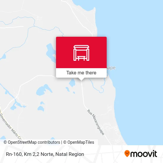 Rn-160, Km 2,2 Norte map