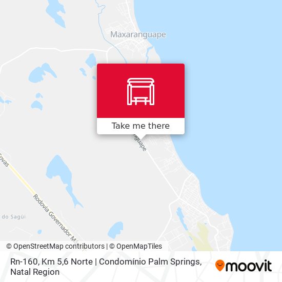 Rn-160, Km 5,6 Norte | Condomínio Palm Springs map