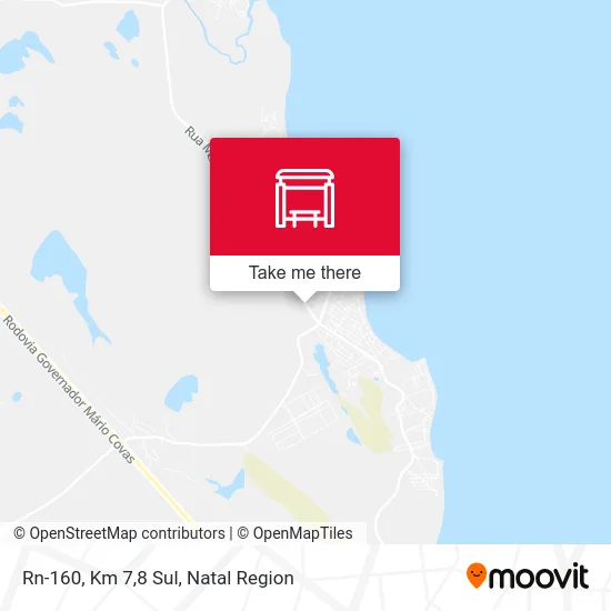 Rn-160, Km 7,8 Sul map