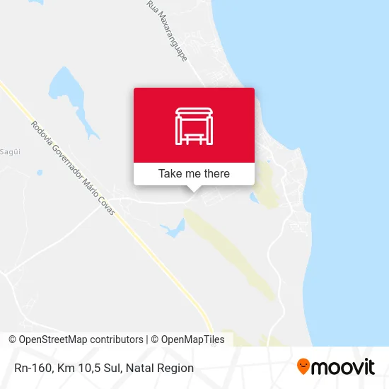 Rn-160, Km 10,5 Sul map