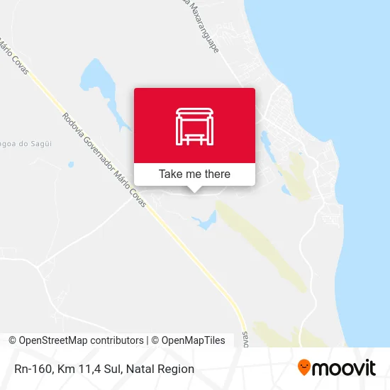 Rn-160, Km 11,4 Sul map