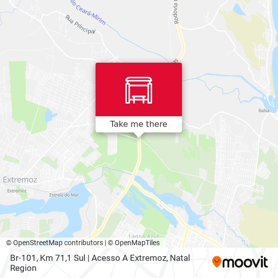 Br-101, Km 71,1 Sul | Acesso A Extremoz map