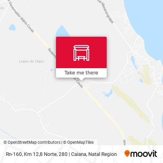 Mapa Rn-160, Km 12,8 Norte, 280 | Caiana