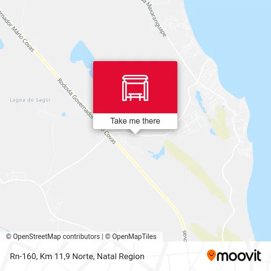 Rn-160, Km 11,9 Norte map